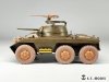 E.T. Model P35-150 U.S.Army M8/M20 Light Armored Car Sagged Wheels For TAMIYA Kit 1/35